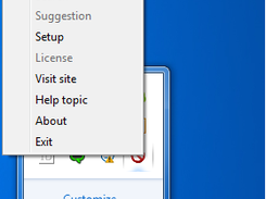 Search menu