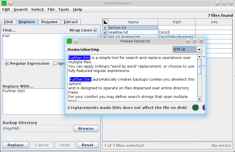 Java string replace. Multiple search replace. Far поиск во вложенных файлах. Замена. Entire Directory как зайти.
