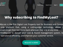 FindMyLost business page