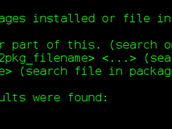 findpkg Screenshot 1