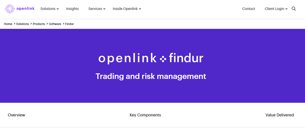 Openlink Findur Screenshot 1