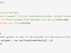 Fine Uploader Screenshot 1