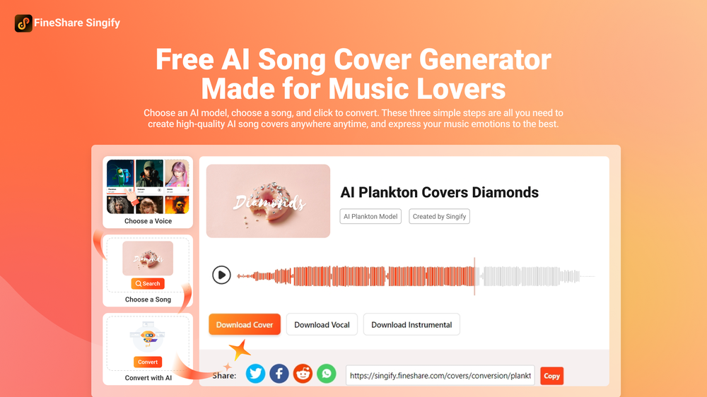 Free AI Song Cover Generator