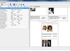 Database view with family view. Sample uses kennedy.zip db