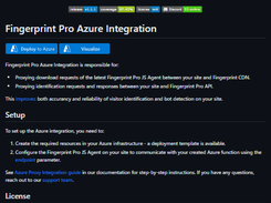Fingerprint Pro Azure Integration Screenshot 1