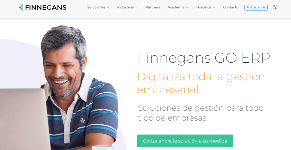 Finnegans GO ERP Screenshot 1
