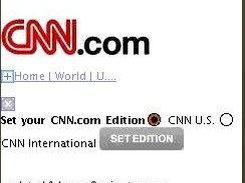 CNN.com in XHTML basic using Fire 2.0 XHTML Browser