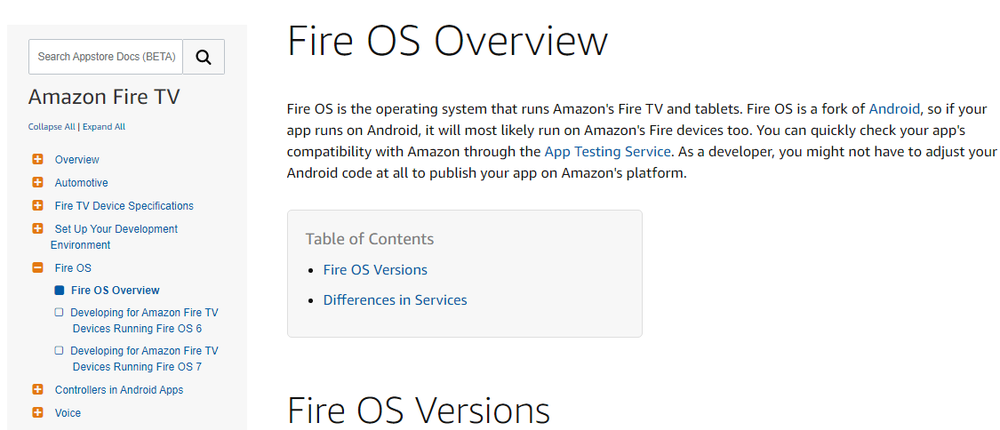 Fire OS Screenshot 1