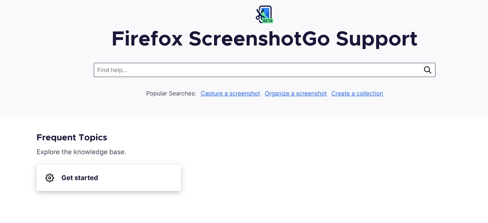 Firefox ScreenshotGo Screenshot 1