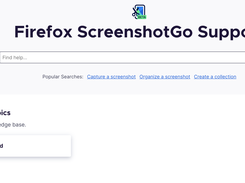 Firefox ScreenshotGo Screenshot 1