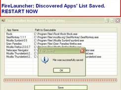 2. Save List of Discovered Applications