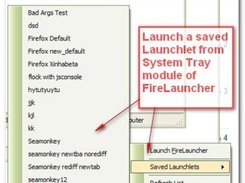 5. Launching a Mozilla based application from System Tray