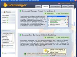 Firemonger - Firefox ExtensionsPage