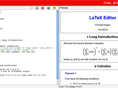 Full Screen of macOS app your tex and LaTeX Editor