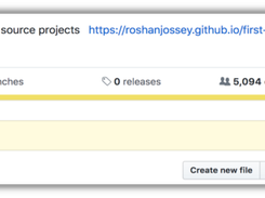 First Contributions Screenshot 2