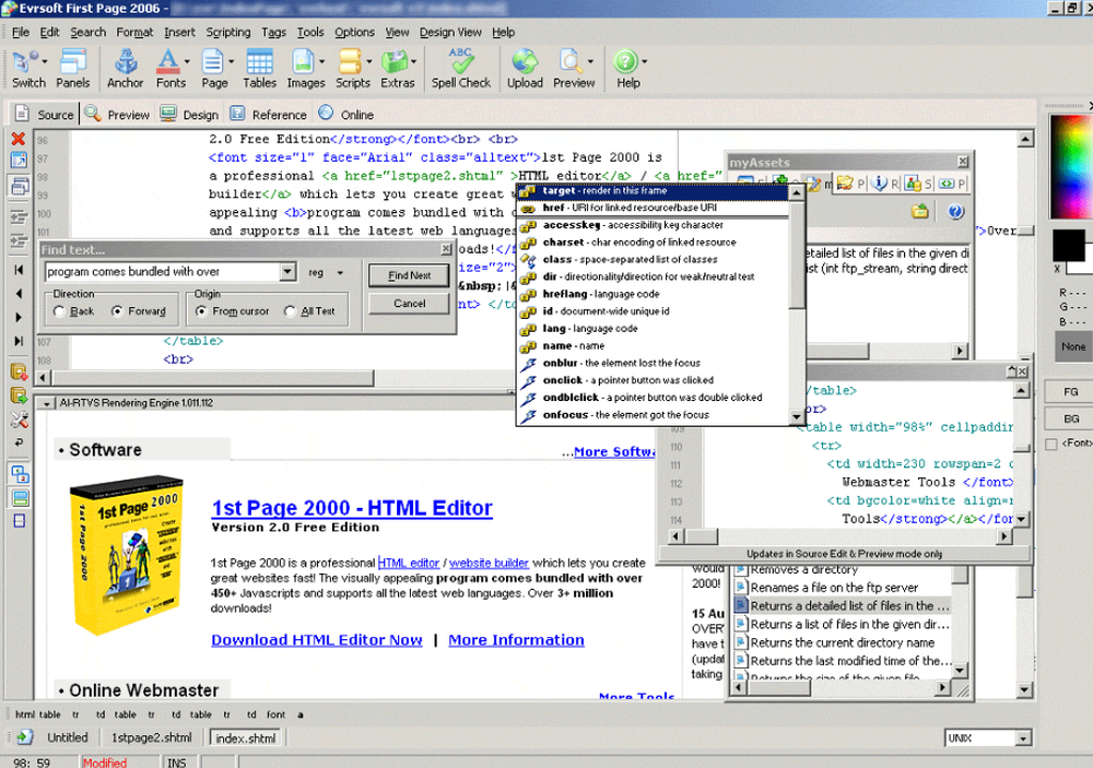 First Page 2006 Screenshot 1