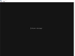 First String Screenshot 1