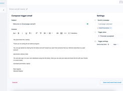 Email automation