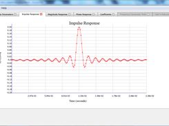 FIR Impulse Response Generated by firStudio