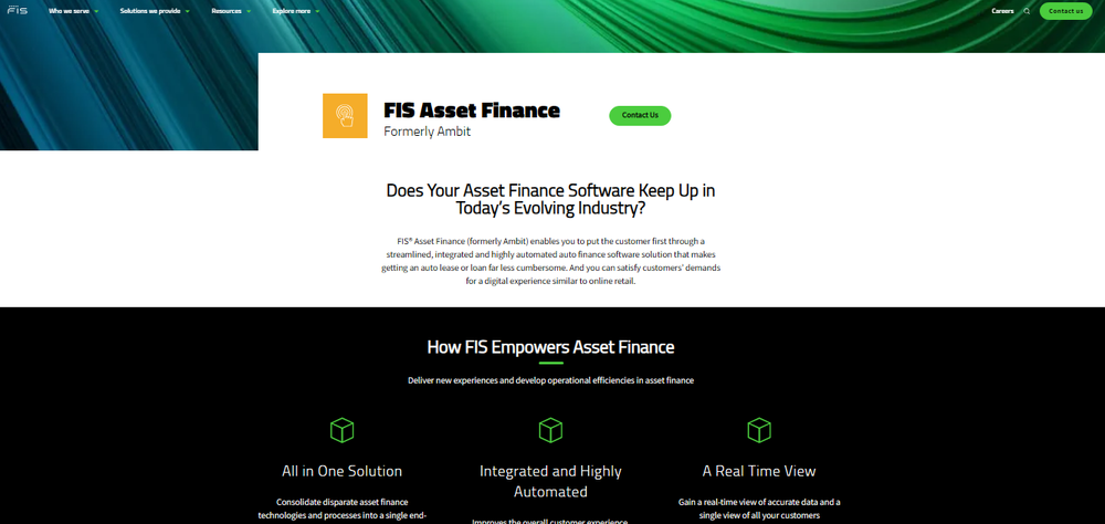 FIS Asset Finance Screenshot 1