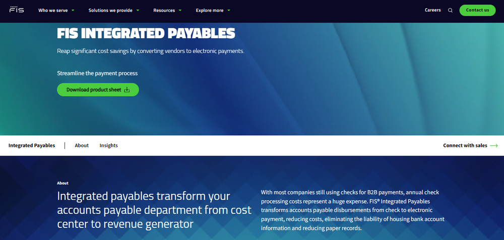 FIS Integrated Payables Screenshot 1