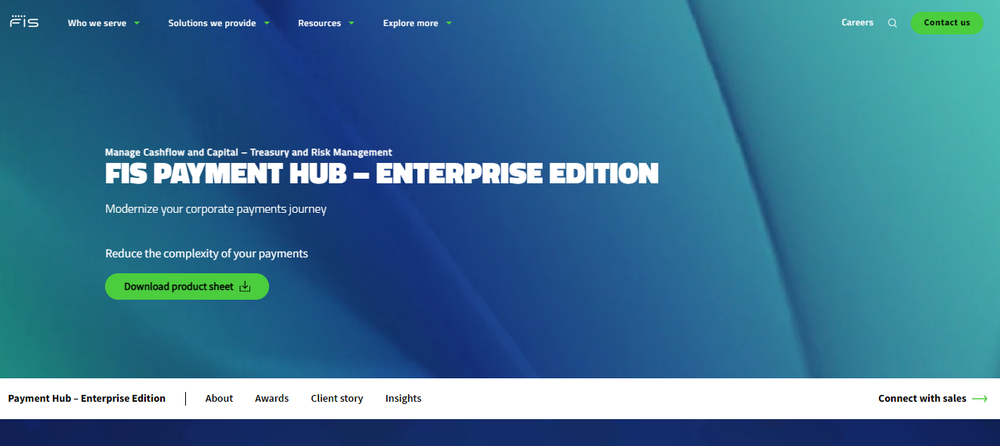 FIS Payment Hub Screenshot 1
