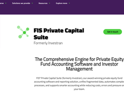 FIS Private Capital Suite Screenshot 1