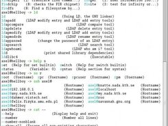 This screenshot shows several types of tab completions.