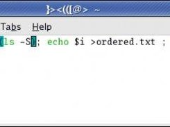 This screenshot shows the syntax highlighting.