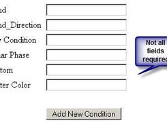 Add Conditions Page