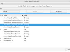 Main window (french version)