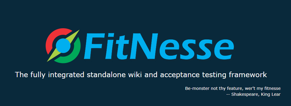 FitNesse Screenshot 1