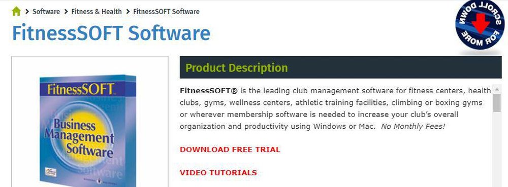 FitnessSOFT Screenshot 1