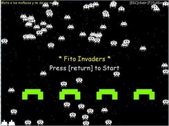 FitoInvaders Start Page