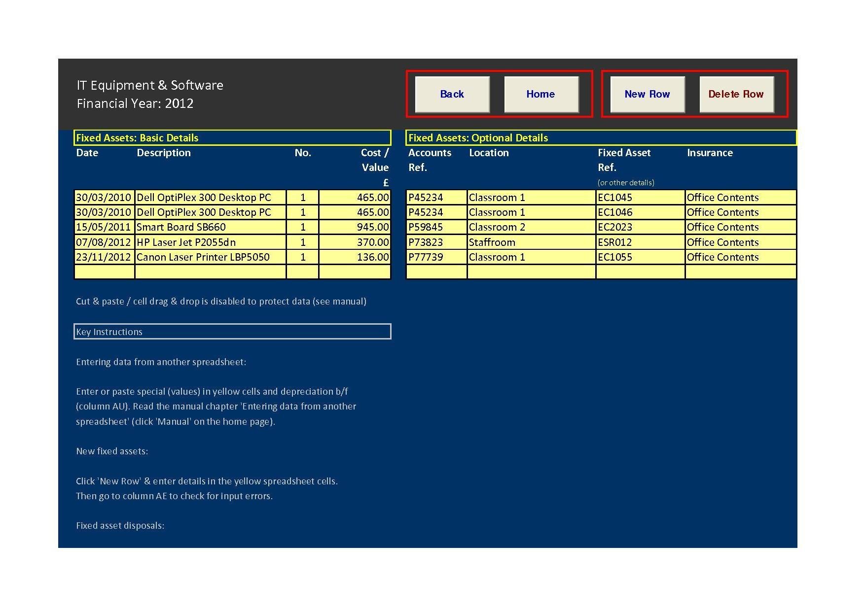 Fixed Asset Depreciation Software