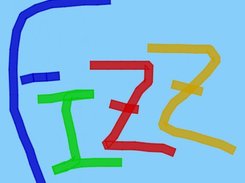 Fizz logo drawn in the environment