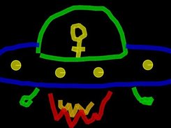 Spaceship drawn with Fizz - look and feel