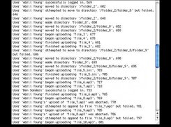 Sample line by line interpretation file produced by script.