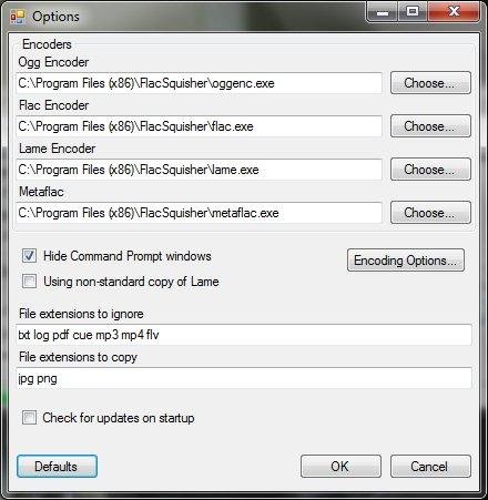 convert flac to mp3 windows