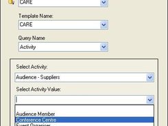 Design of the query rule (from template)