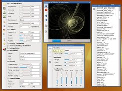 Flam3 Editor v0.1 alpha in action
