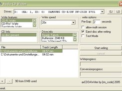 audio cd writer