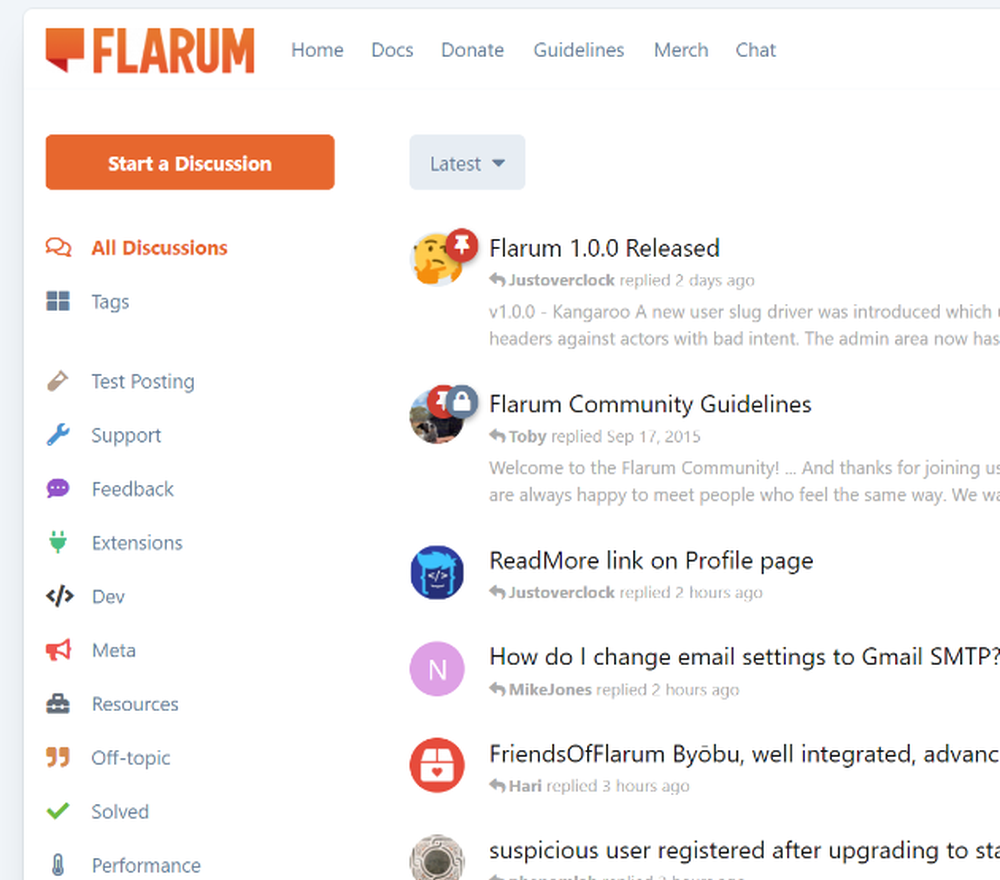 Flarum Screenshot 1