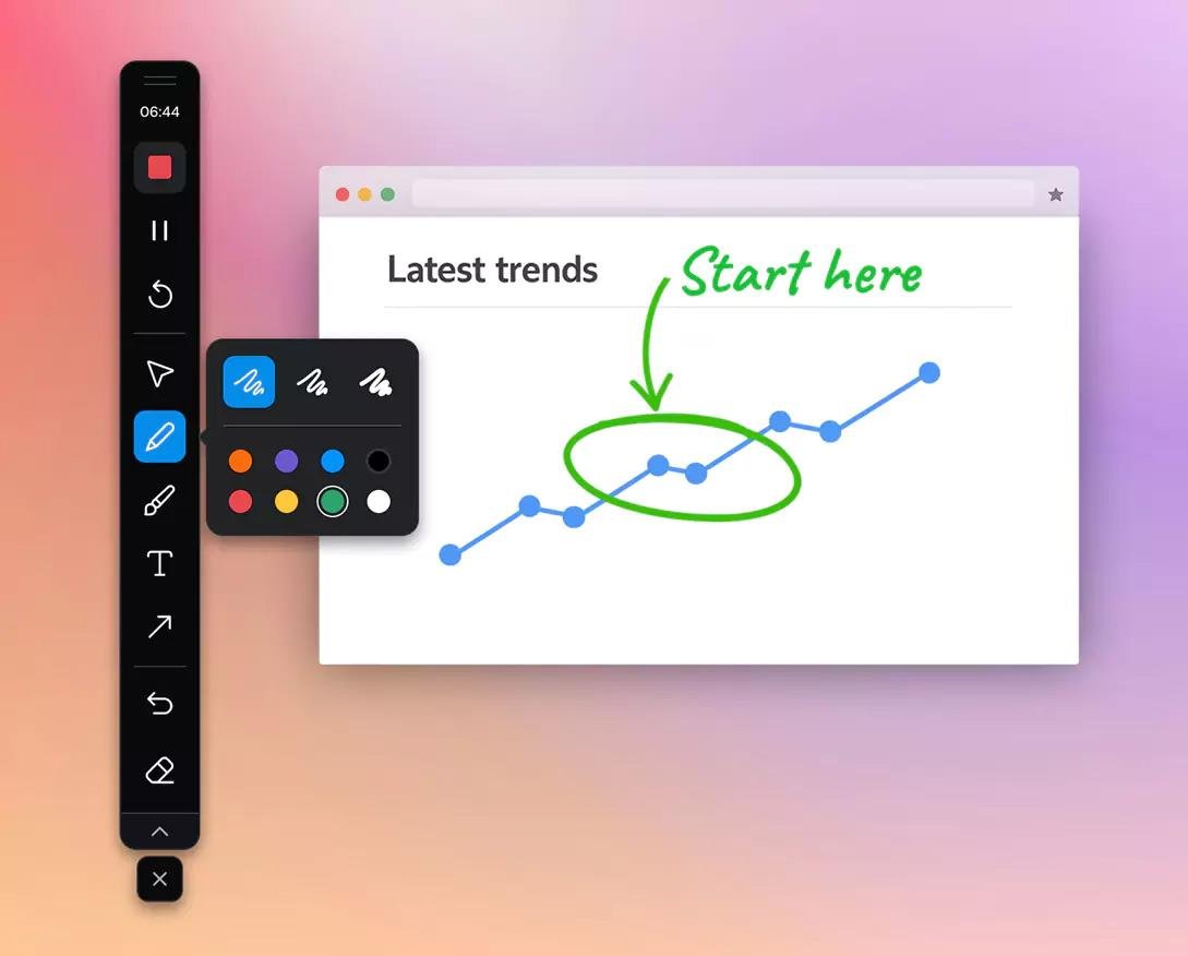 Annotate while you record