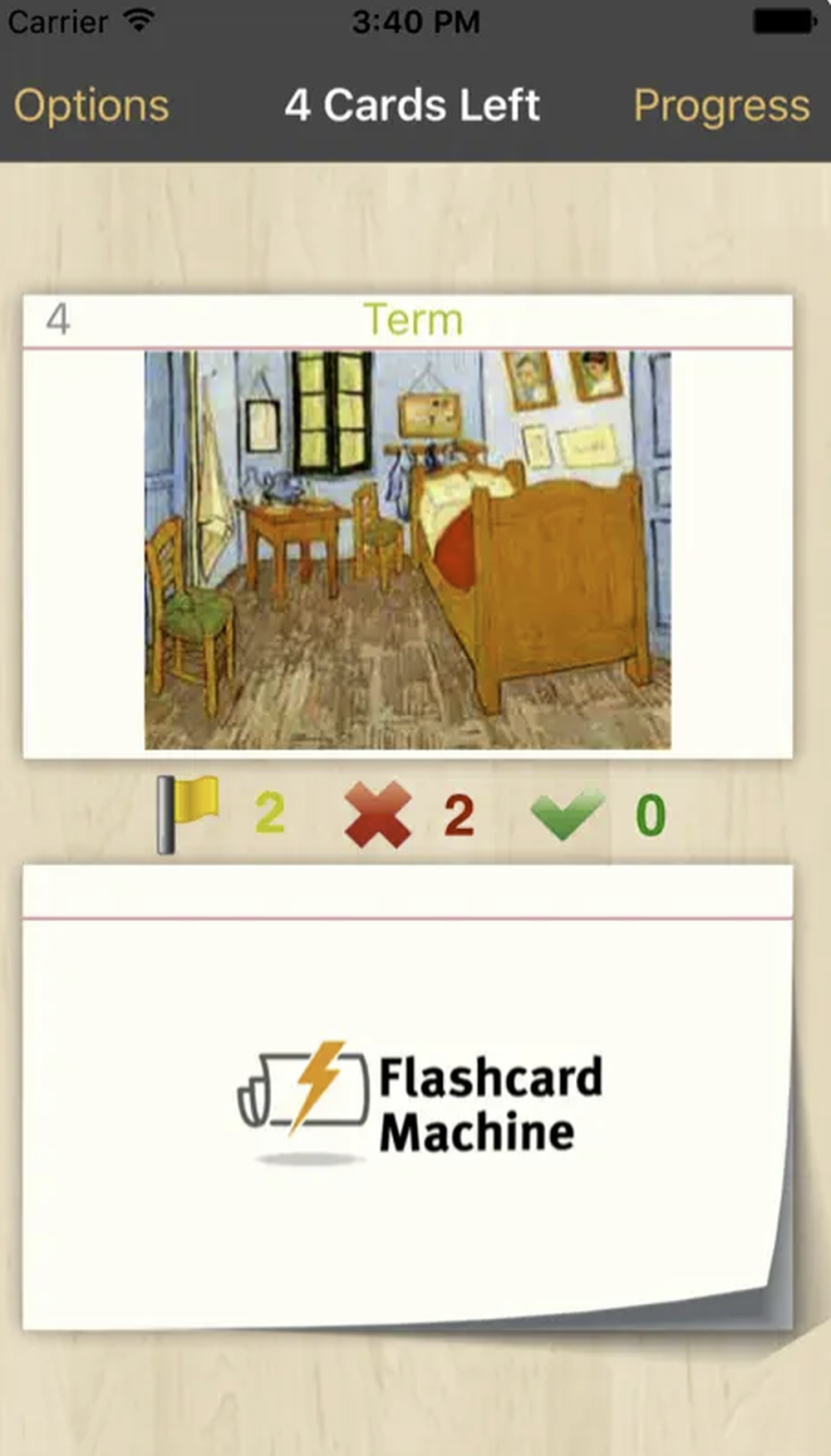 Flashcard Machine Screenshot 1