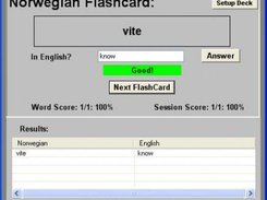 Click on the flashcard button, and viola, flashcards!