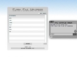 A screen-shot illustrating the way FFU handles extensions.