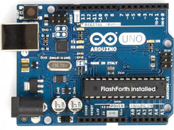 Arduino Uno - FlashForth installed