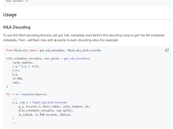 FlashMLA Screenshot 1