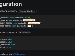 Flask-APScheduler Screenshot 1